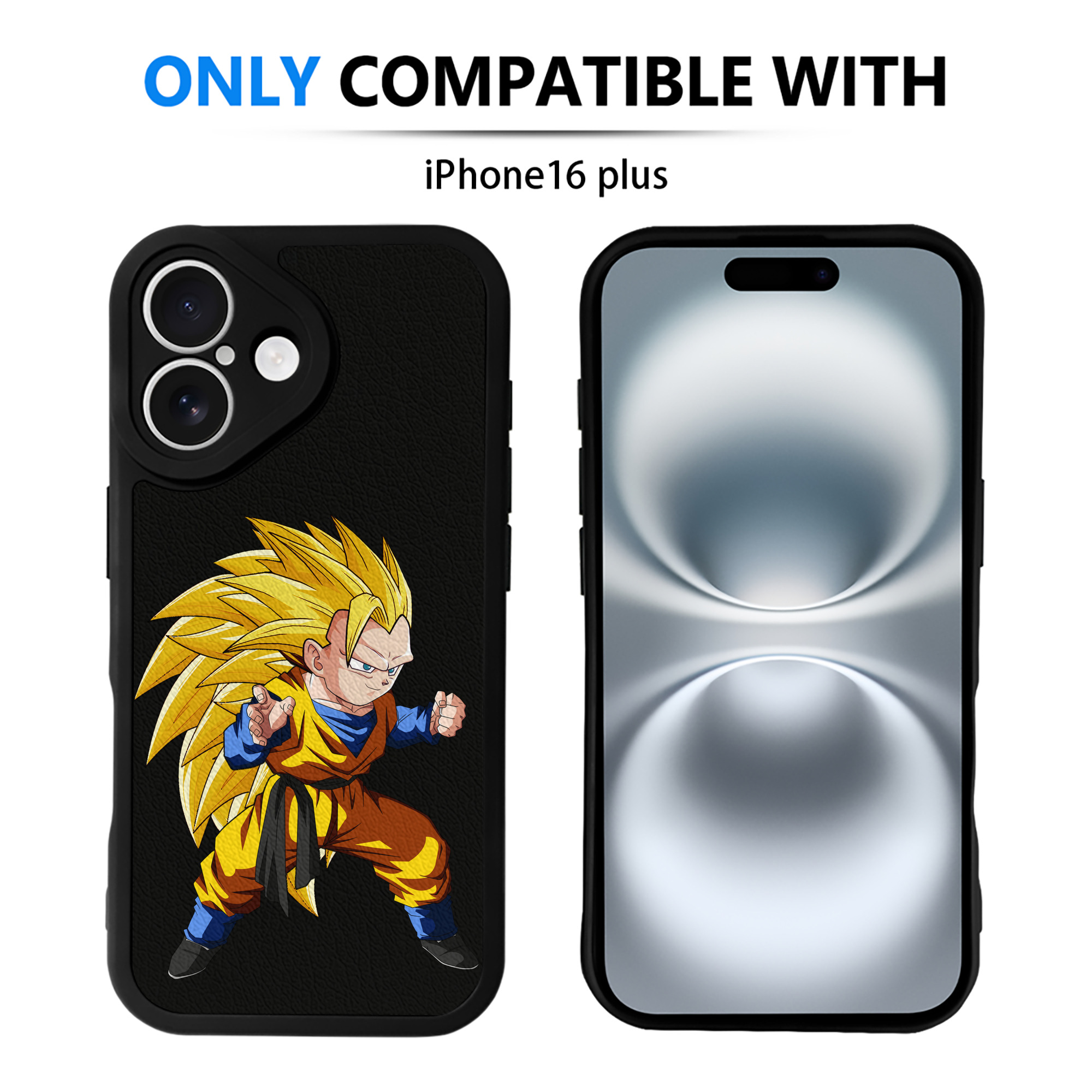 （画像用） ドラゴンボール ベジータ四世（Bejīta Yonsei）DRAGON BALL Vegeta IV 【iPhone 16シリーズ対応】シリコンスマホケース（レザー調） 材質：シリコン